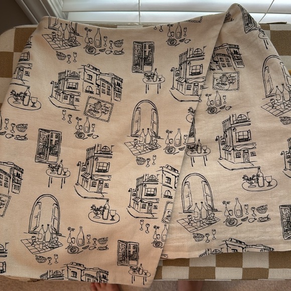 The A&F Scarlett Linen-Blend Wrap Mini Skort XS - Picture 5 of 8